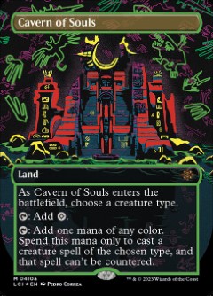 Cavern of Souls The Lost Caverns of Ixalan Cosmium Neon Ink Art